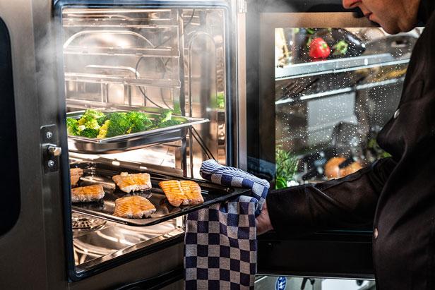 koken meerdere gerechten tegelijk in een combi steamer koken meerdere gerechten tegelijk in een combi steamer